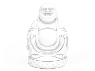 大肚弥勒佛雕像模型3d模型