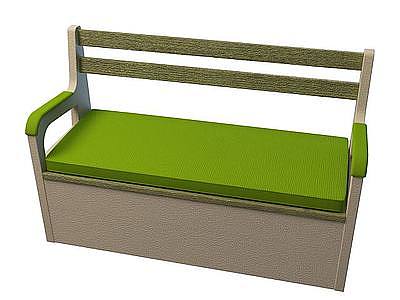 绿色休闲座椅模型3d模型