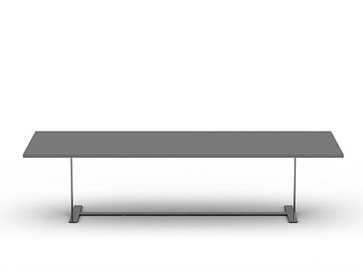 简易会议桌模型3d模型