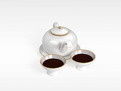 茶壶模型3d模型