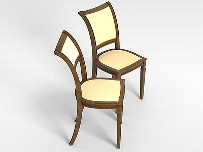 家用餐椅模型3d模型