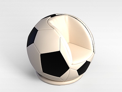 足球沙发模型3d模型