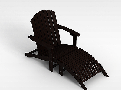 3d庭院椅模型