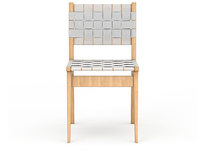 3d简约编织椅子模型