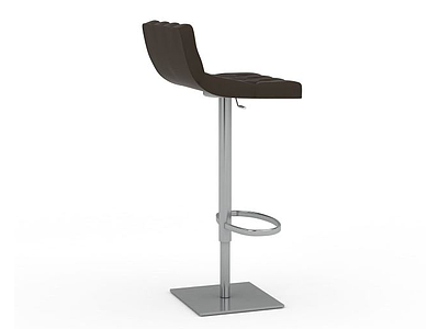 黑色高脚椅模型3d模型