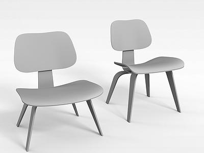 3d会议椅子组合模型