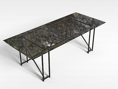 铁艺桌子模型3d模型