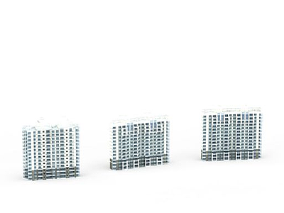 3d居民建筑免费模型