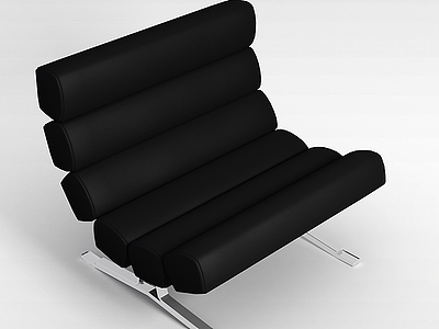 3d<font class='myIsRed'>黑色沙发</font>椅模型