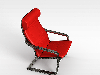 3d弓形椅子模型