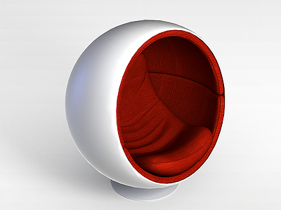 球椅模型3d模型