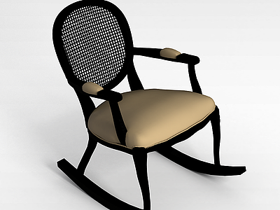 3d摇椅模型