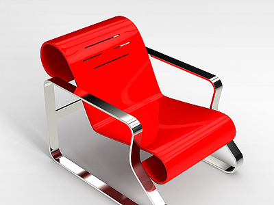 3d现代躺椅模型