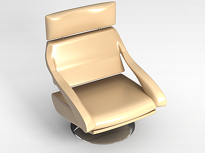 豪华真皮沙发椅模型3d模型
