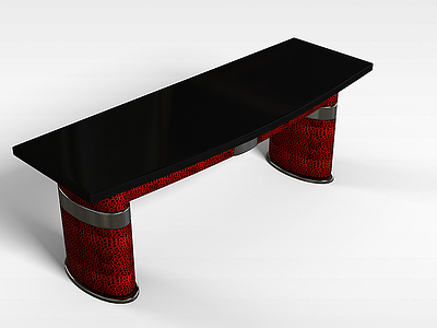 古典办公桌模型3d模型