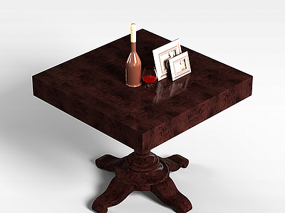 酒杯桌模型3d模型