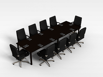 3d<font class='myIsRed'>会议室桌椅</font>模型
