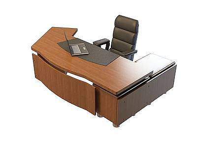 3d豪华办公桌椅免费模型
