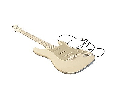 电吉他模型3d模型