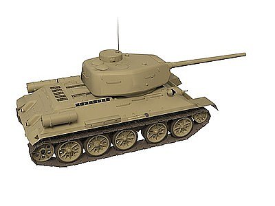 中式112重型坦克模型3d模型