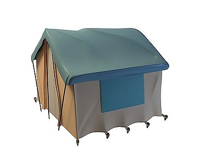 3d帐篷模型