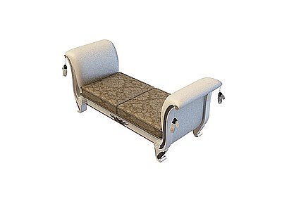 3d床尾凳免费模型