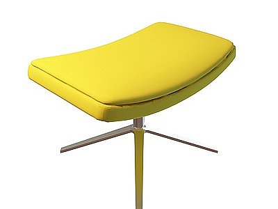 黄色三脚凳模型3d模型