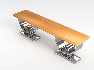 高级长凳模型3d模型
