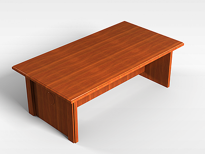 简易办公桌模型3d模型