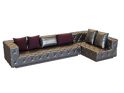 KTV休闲沙发模型3d模型