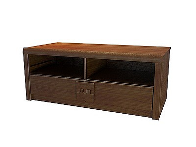 3d木质电视柜免费模型