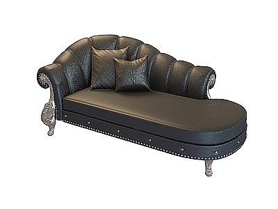 3d欧式真皮沙发组合免费模型