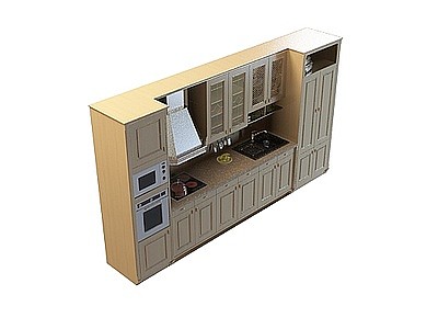 3d橱柜　模型