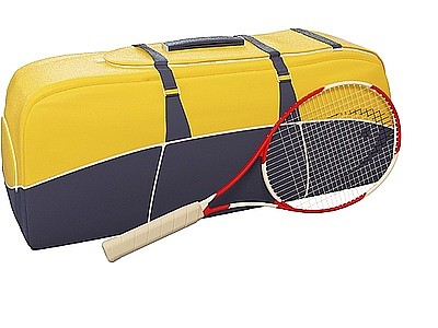 网球包模型3d模型
