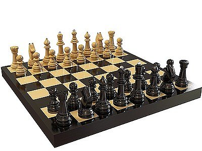 3d国际象棋模型