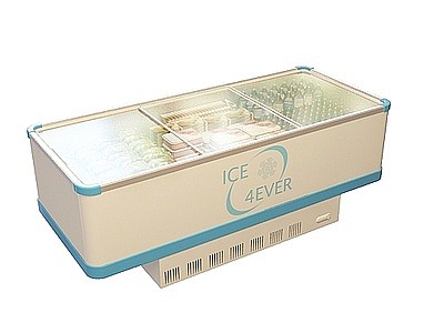 商场饮料冰柜模型3d模型