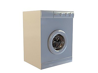 3d家用卫生间洗衣机免费模型