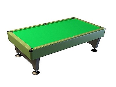 3d简式台球桌免费模型