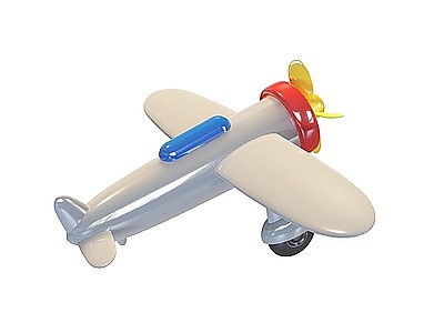 3d卡通飞机模型