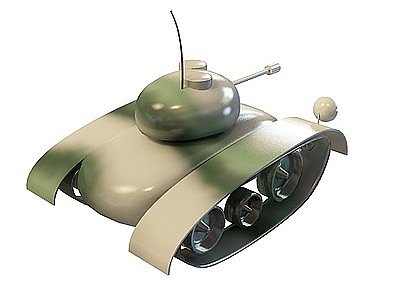 3d儿童坦克模型