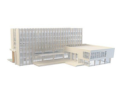商业建筑模型3d模型