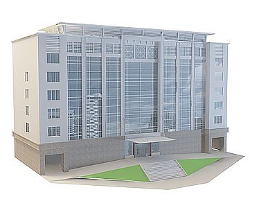 办公大楼模型3d模型