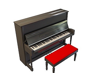钢琴模型3d模型