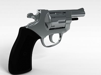 警用左轮手枪模型3d模型