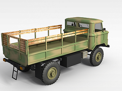 军队运输车模型3d模型