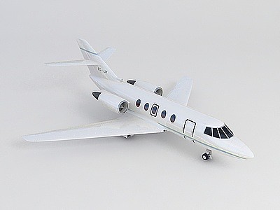 3d小型客机模型