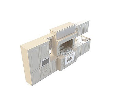 客厅橱柜模型
