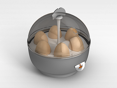 3d蒸蛋器模型