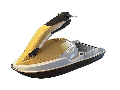 单人摩托艇模型3d模型