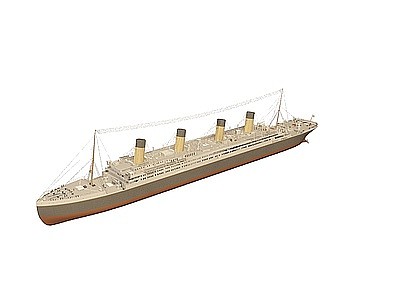 远洋客轮模型3d模型